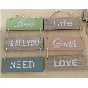 Wooden Wall Signs with Sayings