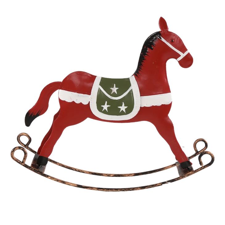 Rocking Horse Christmas Tabletop Decoration