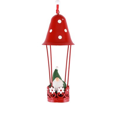 Christmas Tree Hot Air Balloon Parachute Design Pendant